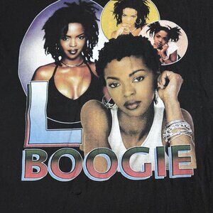 Lauren Hill Shirt Large Black Coke Magic 100% Cotton L Boogie Rap Tee